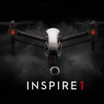 Transformable DJI Inspire 1 all-in-one quad-copter carrying 4K camera